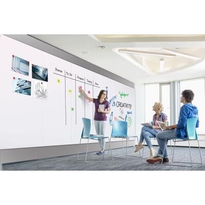Panneau tableau mural XL Legamaster Wall-Up - émaillé - magnétique - sans cadre - 200 x 119,5 cm - blanc - Publicité Panneau tableau mural XL Legamaster Wall-Up - émaillé - magnétique - sans cadre - 200 x 119,5 cm - blanc - Publicité