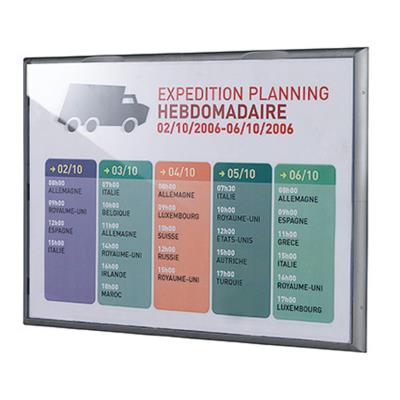 PAPERFLOW Cadre mural Info Display, A3, couleur: gris alu - Publicité PAPERFLOW Cadre mural Info Display, A3, couleur: gris alu - Publicité