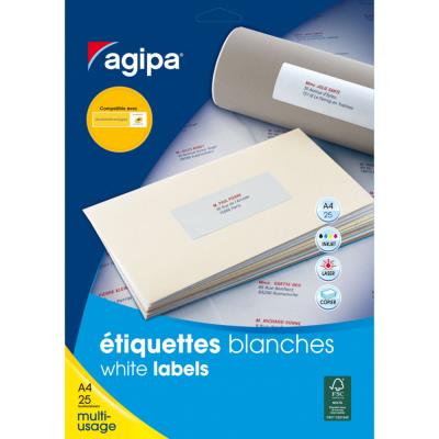 AGIPA 119641 Étiquettes - Multi-usage 63,5 x 33,9 mm - Étiquettes - Publicité AGIPA 119641 Étiquettes - Multi-usage 63,5 x 33,9 mm - Étiquettes - Publicité