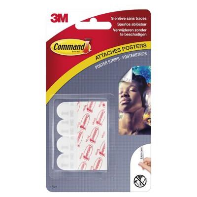 Command Bandes pour affiches - blanches - 12 petites bandes - 453 g - Publicité Command Bandes pour affiches - blanches - 12 petites bandes - 453 g - Publicité
