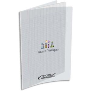 Oxford Cahier Travaux Pratique piqûre Conquerant 9 - A4 - 48 pages seyès et 48 pages unies - couveture incolore - Publicité Oxford Cahier Travaux Pratique piqûre Conquerant 9 - A4 - 48 pages seyès et 48 pages unies - couveture incolore - Publicité