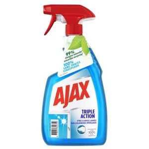 Nettoyant vitres bleu Ajax Triple Action - Spray 750 ml - Publicité Nettoyant vitres bleu Ajax Triple Action - Spray 750 ml - Publicité