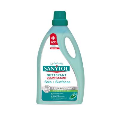 Nettoyant désinfectant eucalyptus Sanytol - 5L Professionnel - Publicité Nettoyant désinfectant eucalyptus Sanytol - 5L Professionnel - Publicité