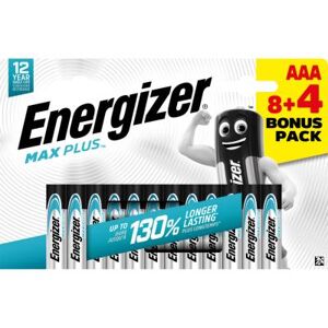 Piles AAA Energizer Max Plus - Haute Performance, Pack de 12 - Publicité Piles AAA Energizer Max Plus - Haute Performance, Pack de 12 - Publicité