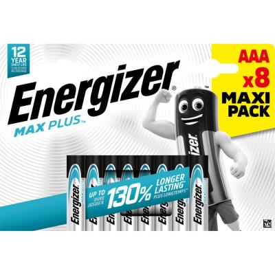 Piles alcalines Energizer Max Plus AAA - Pack 8 - Publicité Piles alcalines Energizer Max Plus AAA - Pack 8 - Publicité