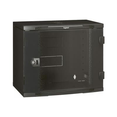 Legrand 046206 étagère 9u rack monté sur le mur noir - Publicité Legrand 046206 étagère 9u rack monté sur le mur noir - Publicité