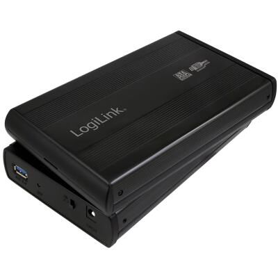 LogiLink Boîtier pour disque dur SATA 3,5', USB 3.0, noir - Publicité LogiLink Boîtier pour disque dur SATA 3,5', USB 3.0, noir - Publicité