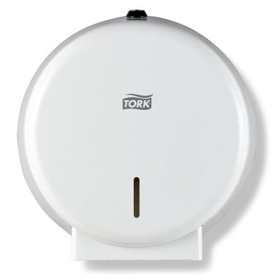 TORK Distributeur de papier toilette 'Mini Jumbo', blanc - Publicité TORK Distributeur de papier toilette 'Mini Jumbo', blanc - Publicité