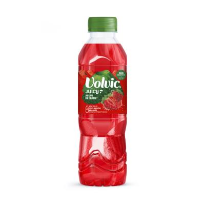 Eau aromatisée à la fraise Volvic Juicy - Lot de 12 bouteilles 50cl - Publicité Eau aromatisée à la fraise Volvic Juicy - Lot de 12 bouteilles 50cl - Publicité