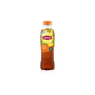 Lipton Ice Tea pêche 50 cl - bouteille en PET - paquet 12 x 50 centilitres - Publicité Lipton Ice Tea pêche 50 cl - bouteille en PET - paquet 12 x 50 centilitres - Publicité