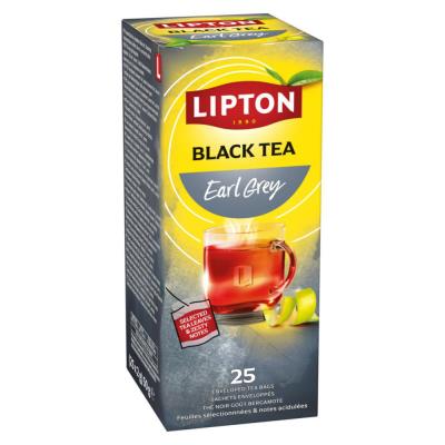 Thé Earl Grey Lipton - 25 Sachets - Energise - Publicité Thé Earl Grey Lipton - 25 Sachets - Energise - Publicité