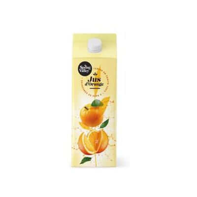 Jus d'orange teneur en fruit 100% Spring Valley - Lot de 6 bouteilles de 1 L - Publicité Jus d'orange teneur en fruit 100% Spring Valley - Lot de 6 bouteilles de 1 L - Publicité
