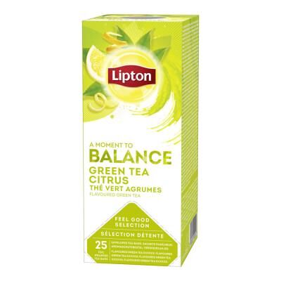 Lipton Thé vert agrumes Feel Good Sélection - 25 sachets fraîcheur - Publicité Lipton Thé vert agrumes Feel Good Sélection - 25 sachets fraîcheur - Publicité