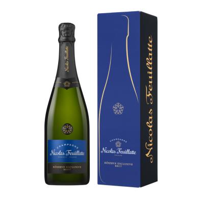 Champagne Brut Réserve Nicolas Feuillate - bouteille de 75 cl - Publicité Champagne Brut Réserve Nicolas Feuillate - bouteille de 75 cl - Publicité