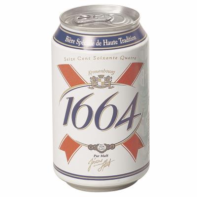 Bière 1664 - 33 cl - lot de 24 canettes - Publicité Bière 1664 - 33 cl - lot de 24 canettes - Publicité