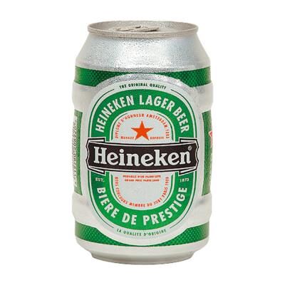 Heineken Bière en canette de 33 cl - lot de 12 - Publicité Heineken Bière en canette de 33 cl - lot de 12 - Publicité