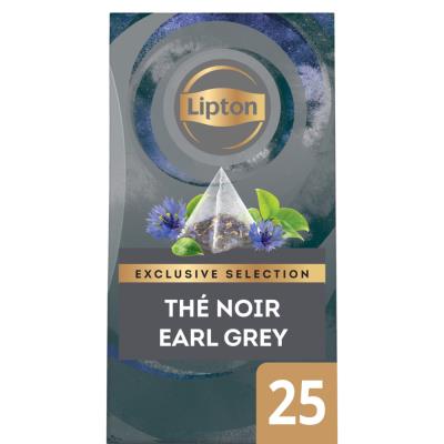 Lipton - Thé Earl Grey - 12 Saveurs - 25 Sachets Pyramide - Publicité Lipton - Thé Earl Grey - 12 Saveurs - 25 Sachets Pyramide - Publicité