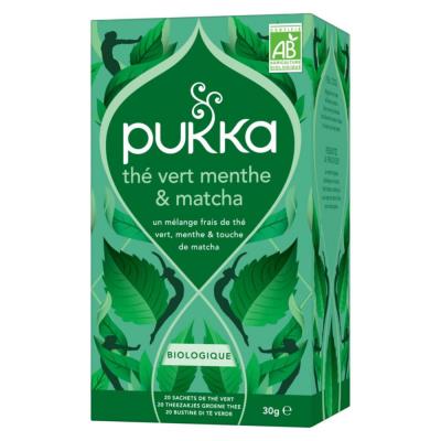 Pukka Thé Vert Matcha Menthe (20 pcs.) - Publicité Pukka Thé Vert Matcha Menthe (20 pcs.) - Publicité