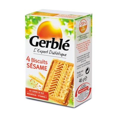 Galettes au sésame Gerblé - Lot de 18 - 46g - Publicité Galettes au sésame Gerblé - Lot de 18 - 46g - Publicité