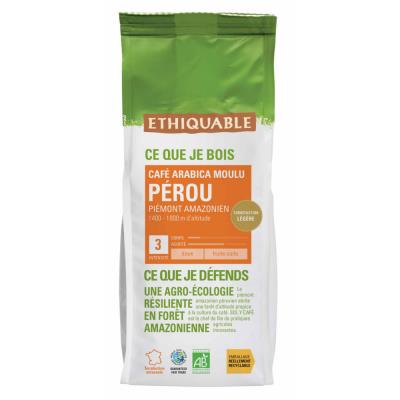 Café équitable Bio du Pérou - Arabica 250g - Publicité Café équitable Bio du Pérou - Arabica 250g - Publicité
