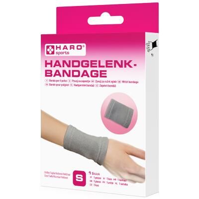 HARO Bandage sportif 'Poignet', taille: S, gris - Publicité HARO Bandage sportif 'Poignet', taille: S, gris - Publicité
