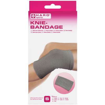 HARO Bandage sportif 'Genou', taille: L, gris - Publicité HARO Bandage sportif 'Genou', taille: L, gris - Publicité