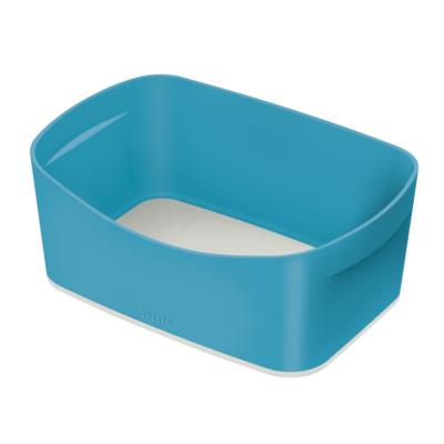 Bac de rangement en ABS Leitz MyBox Cosy - bleu - Publicité Bac de rangement en ABS Leitz MyBox Cosy - bleu - Publicité
