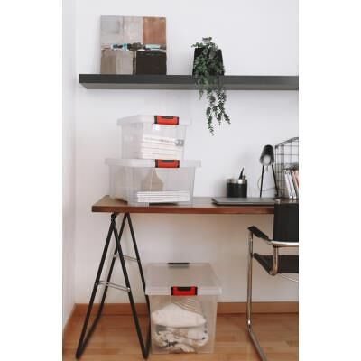 EDA Boîte de rangement CLiPSTOCK, 75 litres, avec roulettes - Publicité EDA Boîte de rangement CLiPSTOCK, 75 litres, avec roulettes - Publicité