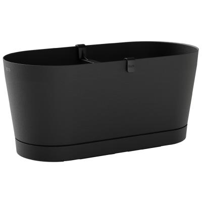 Teraplast - Pot de fleurs Vega - Plastique recyclé - 8L - 40x19x18cm - Publicité Teraplast - Pot de fleurs Vega - Plastique recyclé - 8L - 40x19x18cm - Publicité