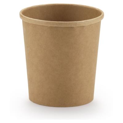 Pot en carton 48cl kraft brun - lot de 25 - Publicité Pot en carton 48cl kraft brun - lot de 25 - Publicité