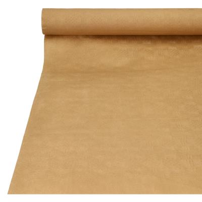 Nappe en papier recyclé damassé - 25m x 1m - Lot de 2 - Publicité Nappe en papier recyclé damassé - 25m x 1m - Lot de 2 - Publicité