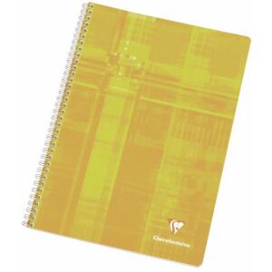Cahier Clairefontaine Metric - reliure spirales - 17 x 22 cm - 180 pages - petits carreaux - papier 90 g - Publicité Cahier Clairefontaine Metric - reliure spirales - 17 x 22 cm - 180 pages - petits carreaux - papier 90 g - Publicité