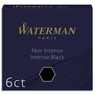 Etui de 6 mini - cartouches Waterman - noir - Publicité Etui de 6 mini - cartouches Waterman - noir - Publicité
