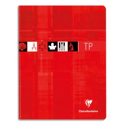 Cahiers de travaux pratiques Clairefontaine - 17x22 cm - 80 pages (grands carreaux 90 g et feuille de dessin 125 g) - Publicité Cahiers de travaux pratiques Clairefontaine - 17x22 cm - 80 pages (grands carreaux 90 g et feuille de dessin 125 g) - Publicité