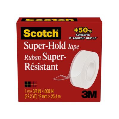 Ruban adhésif Scotch Super Hold super résistant transparent l.19 mm x L.25,4 m - Publicité Ruban adhésif Scotch Super Hold super résistant transparent l.19 mm x L.25,4 m - Publicité