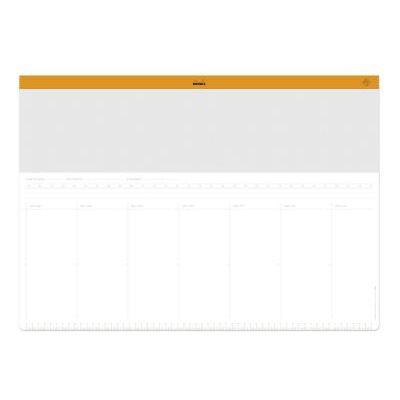 Sous-main semainier non daté Rhodia - 42 x 59,4 cm - Publicité Sous-main semainier non daté Rhodia - 42 x 59,4 cm - Publicité