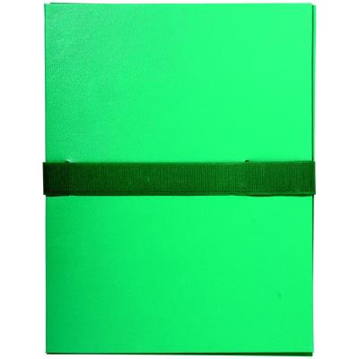Chemise extensible Exacompta - en balacron - fermeture par sangle velcro - vert clair - Publicité Chemise extensible Exacompta - en balacron - fermeture par sangle velcro - vert clair - Publicité