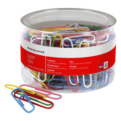 Mondoffice Pack de 200 trombones 50 mm - coloris assortis - paquet 200 unités - Publicité Mondoffice Pack de 200 trombones 50 mm - coloris assortis - paquet 200 unités - Publicité