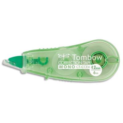 Mini roller de correction Micro tombow compact - 4,2 mm x 6 m - corps coloris transparent - Publicité Mini roller de correction Micro tombow compact - 4,2 mm x 6 m - corps coloris transparent - Publicité