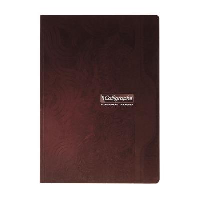 Cahier broché Calligraphe A4 21 x 29,7 cm - petits carreaux 5x5 - 192 pages - bloc 192 feuilles - Publicité Cahier broché Calligraphe A4 21 x 29,7 cm - petits carreaux 5x5 - 192 pages - bloc 192 feuilles - Publicité