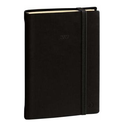 Quo vadis Agenda de poche semainier affaires Fas Silk - 10 x 15 cm - fermeture élastique - noir - Publicité Quo vadis Agenda de poche semainier affaires Fas Silk - 10 x 15 cm - fermeture élastique - noir - Publicité