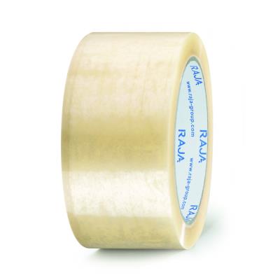 Ruban adhésif d'emballage standard RAJA - en polypropylène 28 microns 48 mm x 100 m - Transparent - lot de 36 - Publicité Ruban adhésif d'emballage standard RAJA - en polypropylène 28 microns 48 mm x 100 m - Transparent - lot de 36 - Publicité