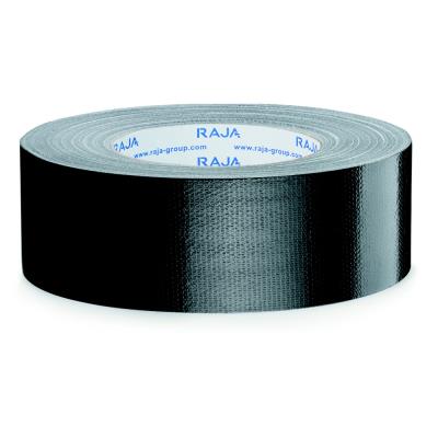 Raja Ruban adhésif toile brillant étanche 50 mm x 51 m - Noir - Lot de 3 - Publicité Raja Ruban adhésif toile brillant étanche 50 mm x 51 m - Noir - Lot de 3 - Publicité