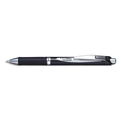 Roller Pentel Energel - encre gel infalsifiable - pointe moyenne 0,7 mm - encre rechargeable noire - Publicité Roller Pentel Energel - encre gel infalsifiable - pointe moyenne 0,7 mm - encre rechargeable noire - Publicité