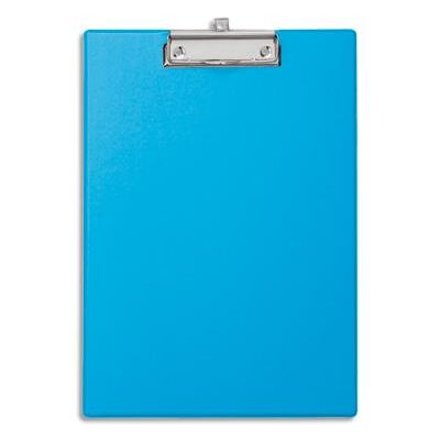 Porte-bloc simple Maul - A4 - en PVC - avec pince métal- Coloris bleu - Publicité Porte-bloc simple Maul - A4 - en PVC - avec pince métal- Coloris bleu - Publicité