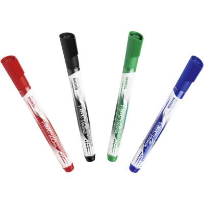 Marqueur pour tableau blanc Velleda® couleurs assorties pointe ogive moyenne en paquet de 4 (boîte 4 unités) - Publicité Marqueur pour tableau blanc Velleda® couleurs assorties pointe ogive moyenne en paquet de 4 (boîte 4 unités) - Publicité