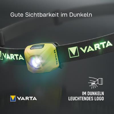 Varta Lampe frontale H30R - Rétractable Rechargeable - Publicité Varta Lampe frontale H30R - Rétractable Rechargeable - Publicité