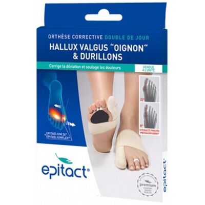 Epitact orthèse corrective double hallux valgus droit taille M - Publicité Epitact orthèse corrective double hallux valgus droit taille M - Publicité