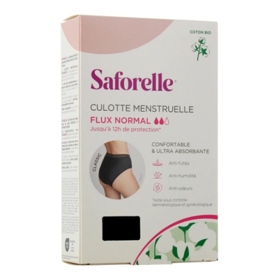 Culotte Menstruelle Saforelle Taille 44 - Menstrual Underwear - Publicité Culotte Menstruelle Saforelle Taille 44 - Menstrual Underwear - Publicité