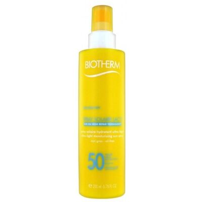 Biotherm SPF 50 Spray Solaire pour Femmes - Hydratant et Léger - Publicité Biotherm SPF 50 Spray Solaire pour Femmes - Hydratant et Léger - Publicité